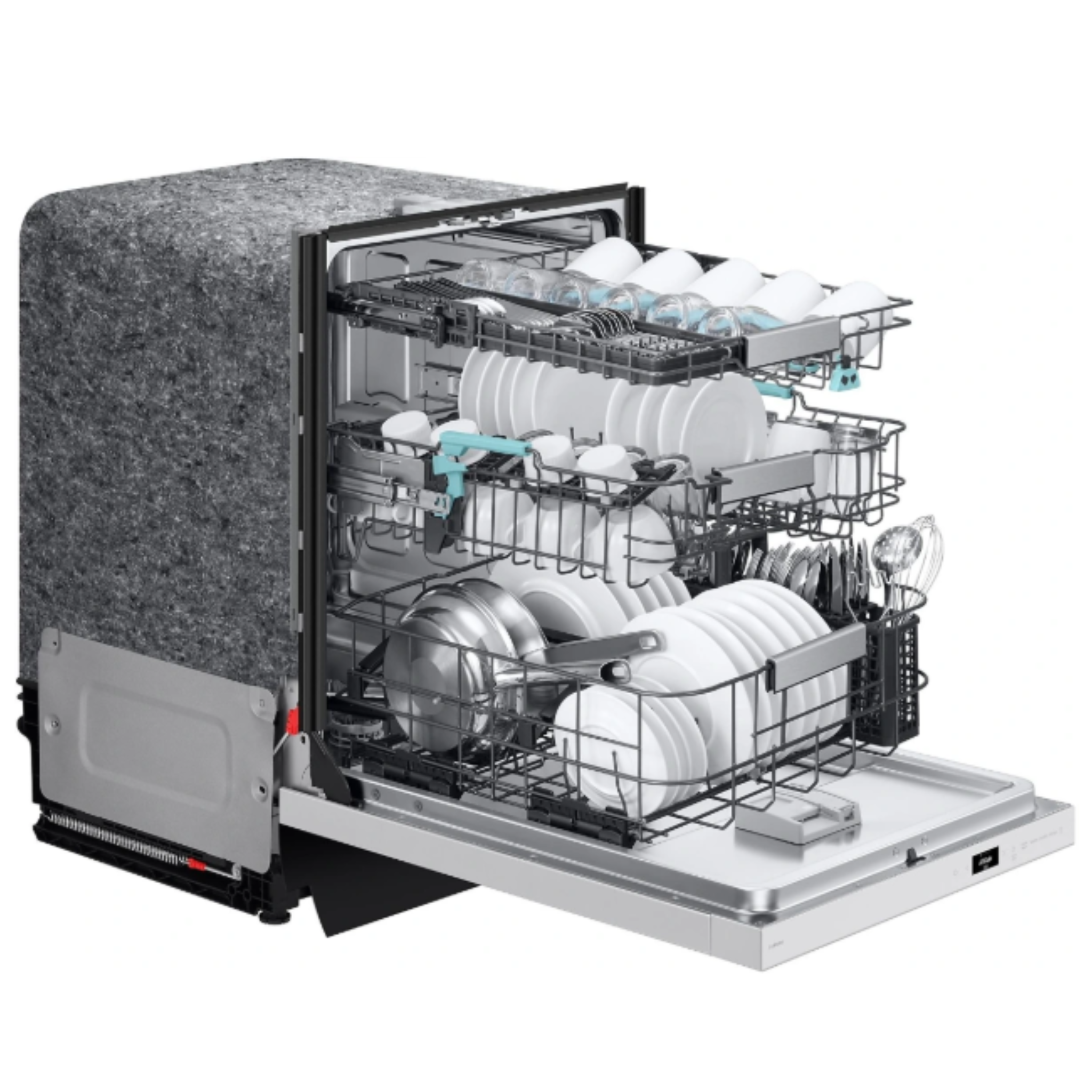 Samsung - 38 dBA Built In Dishwasher in White - DW90F89T0U12AA