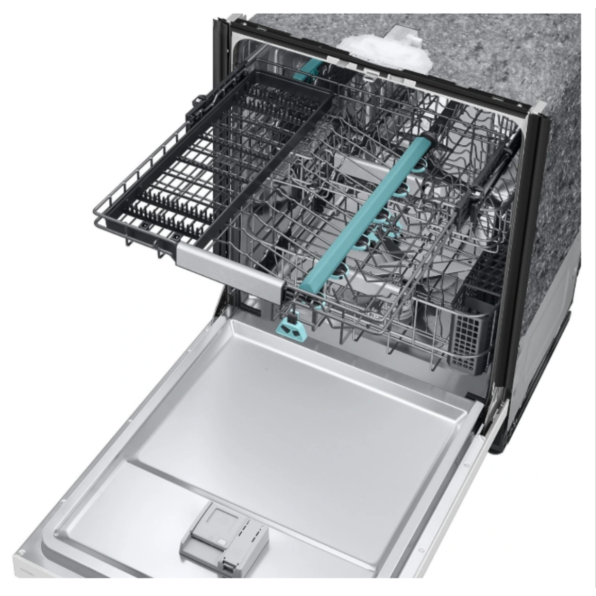 Samsung - 38 dBA Built In Dishwasher in White - DW90F89T0U12AA