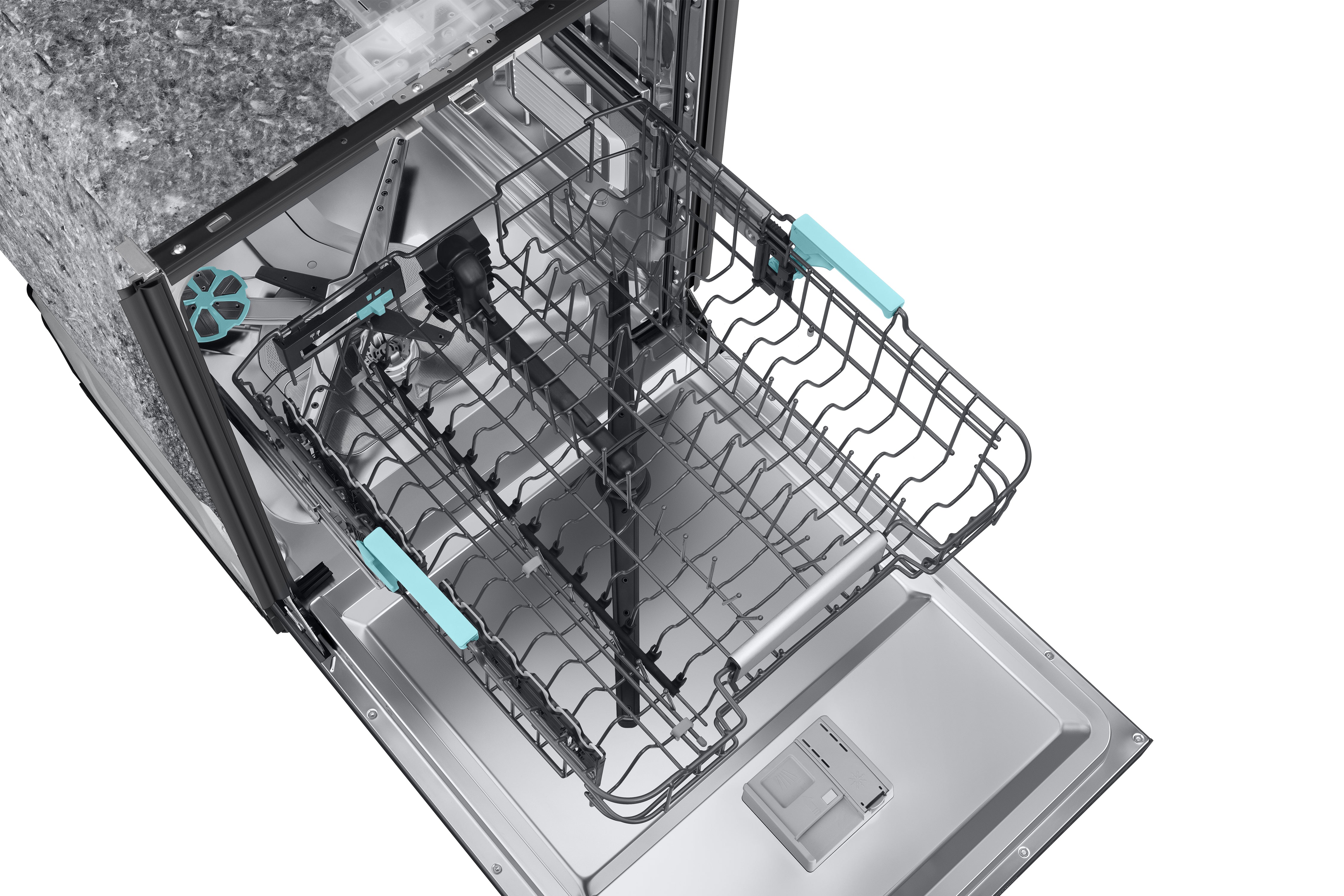 Samsung - 38 dBA Built In Dishwasher in Black - DW90F89T0UMTAA