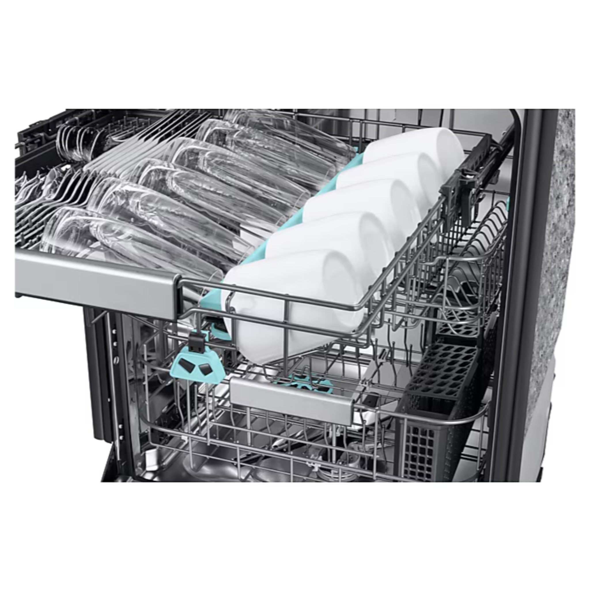 Samsung - 38 dBA Built In Dishwasher in Stainless - DW90F89T0USRAA