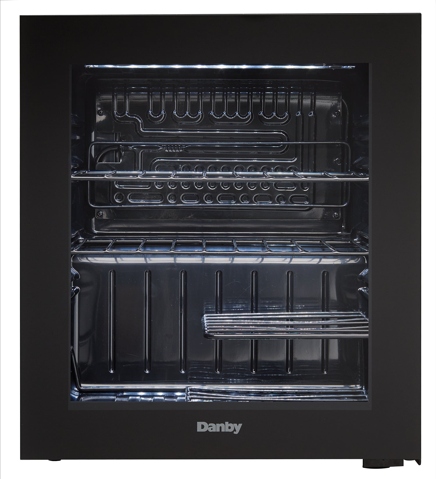Danby - 17.5 Inch 16 Bottles cu. ft Wine Fridge Refrigerator in Black - DWC018A1BDB