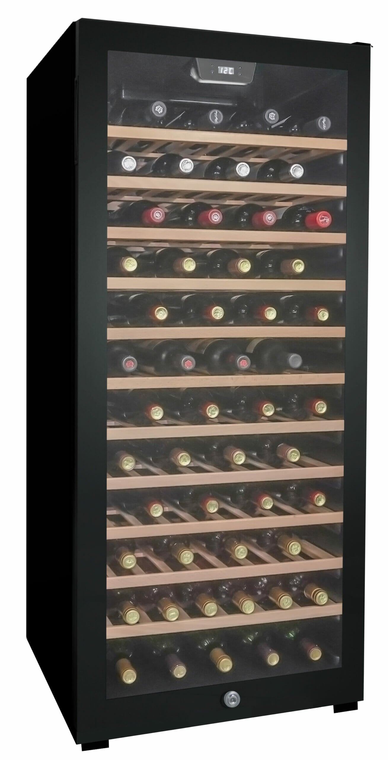Danby - 21.6 Inch 94 Bottles cu. ft Wine Fridge Refrigerator in Black - DWC94L1B