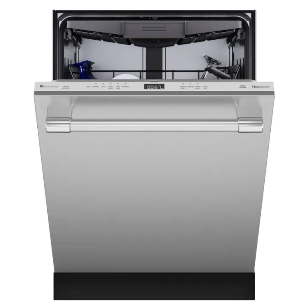 Thermador - 48 dBA Built In Emerald Dishwasher With Professional Handle in Stainless - DWHD640EFP
