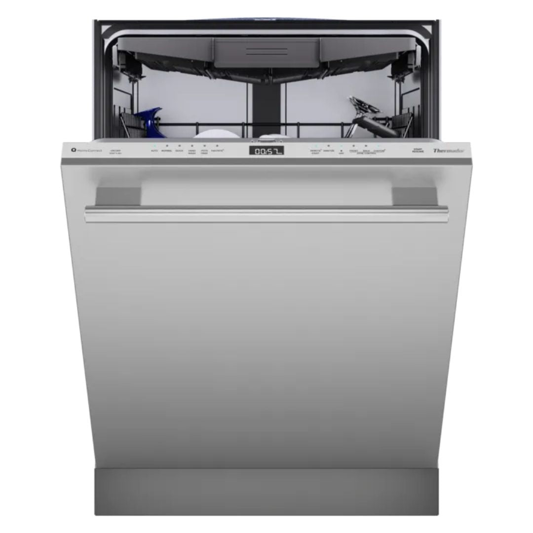 Thermador - 44 dBA Built In Dishwasher With Masterpiece Handle in Stainless - DWHD660EFM