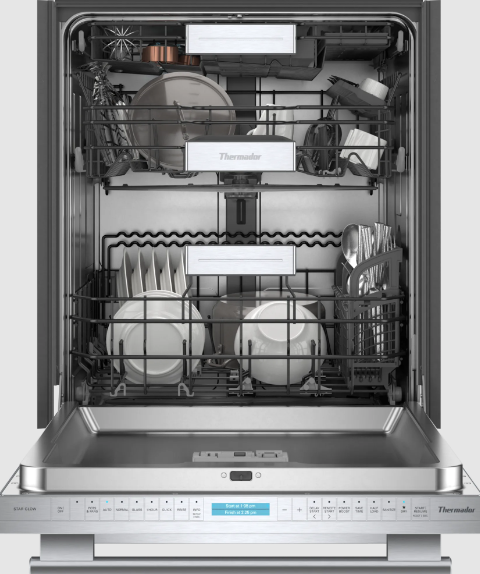 Thermador - 42 dBA Built In Dishwasher in Stainless - DWHD770CFM