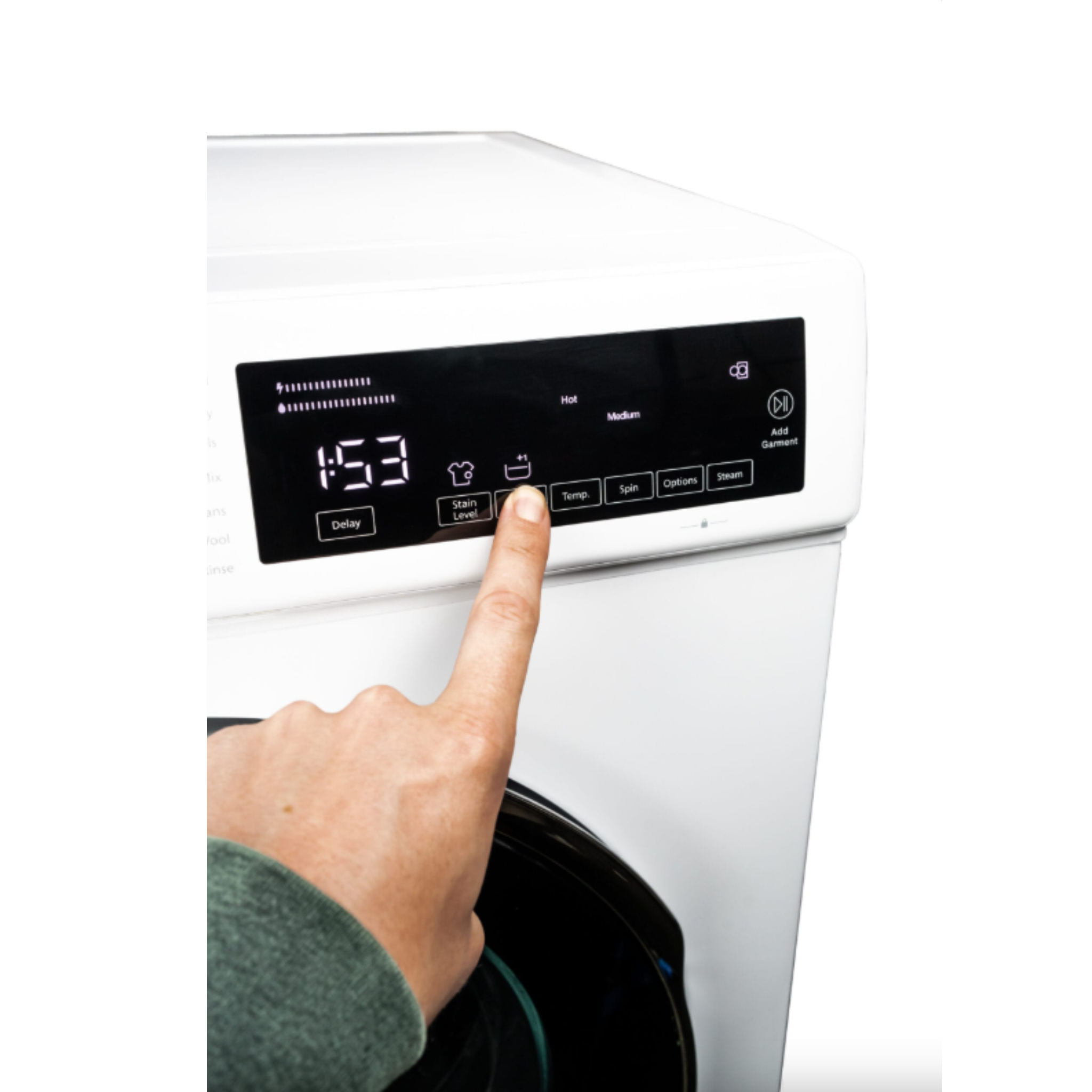 Danby - 2.2 cu. Ft Front Load Washer in White - DWM022D3WDB