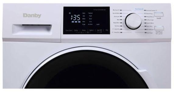 Danby - 2.7 cu. Ft All-In-One Washer Dryer Combo in White - DWM120WDB-3 - DWM120WDB-3