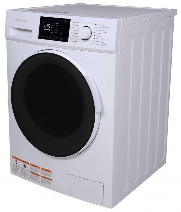 Danby - 2.7 cu. Ft All-In-One Washer Dryer Combo in White - DWM120WDB-3 - DWM120WDB-3
