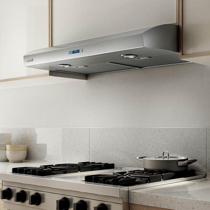 Elica - 36 Inch 400 CFM Under Cabinet Range Vent in Stainless - EBL436SS