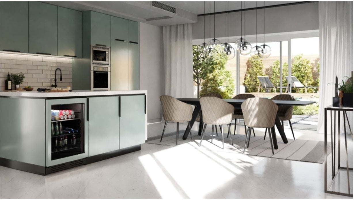 Elica - 24 Inch 4.8 cu. ft Beverage Centre Refrigerator in Panel Ready - EBS51PR1