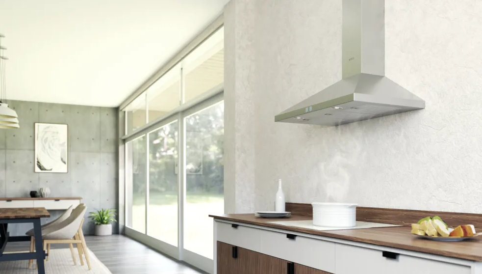 Elica - 36 Inch 600 CFM Wall Mount and Chimney Range Vent in Stainless - EBS636SS