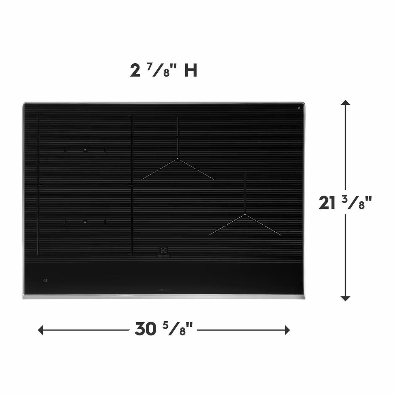 Electrolux - 30 Inch Induction Cooktop in Black - ECCI3068AS