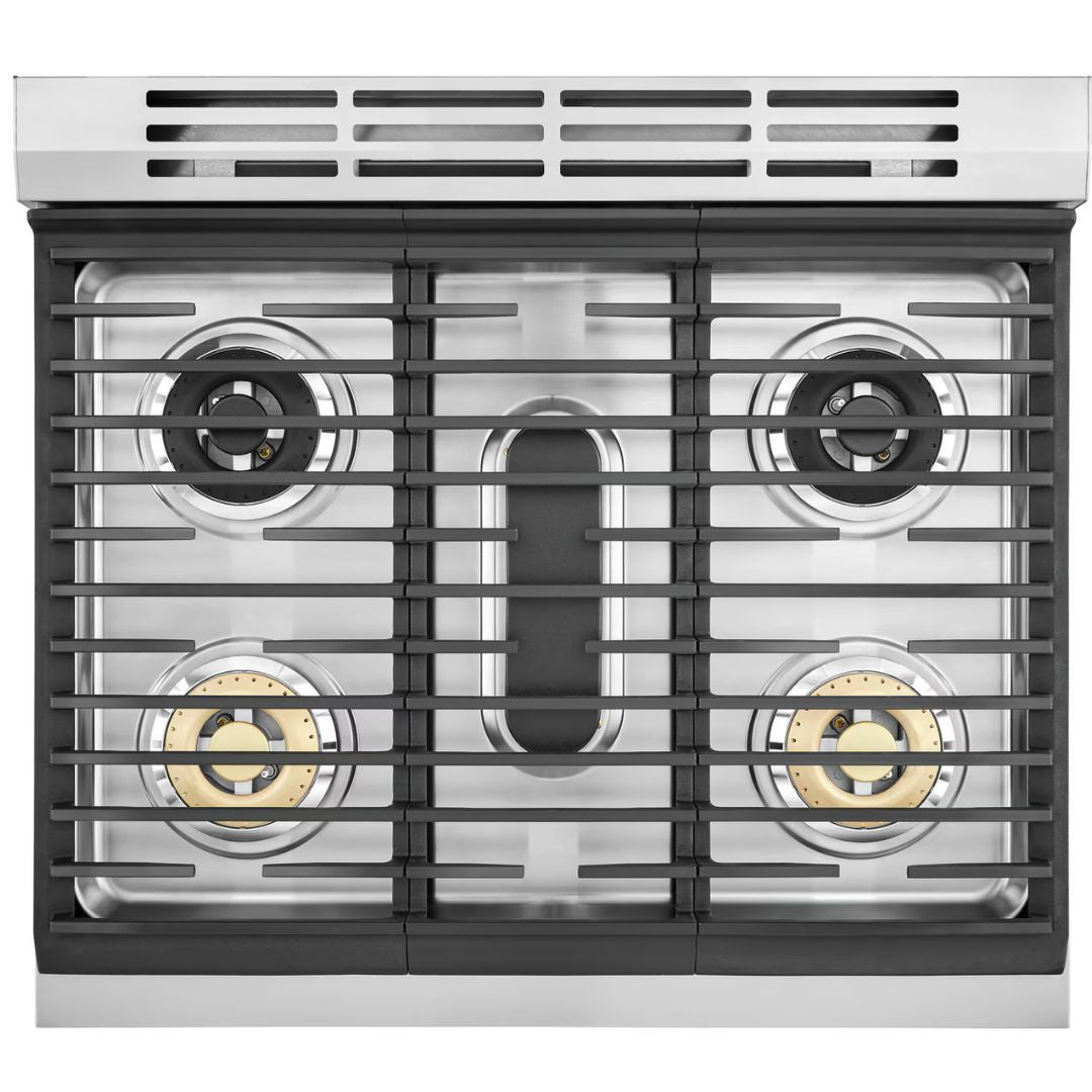 Electrolux - 4.6 cu. ft Dual Fuel Range in Stainless - ECFD3068AS