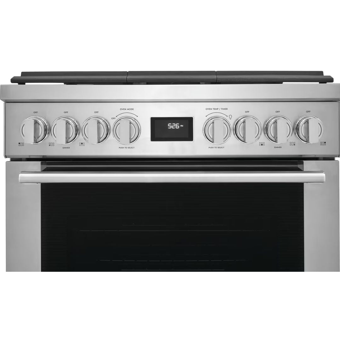 Electrolux - 4.6 cu. ft Dual Fuel Range in Stainless - ECFD3068AS