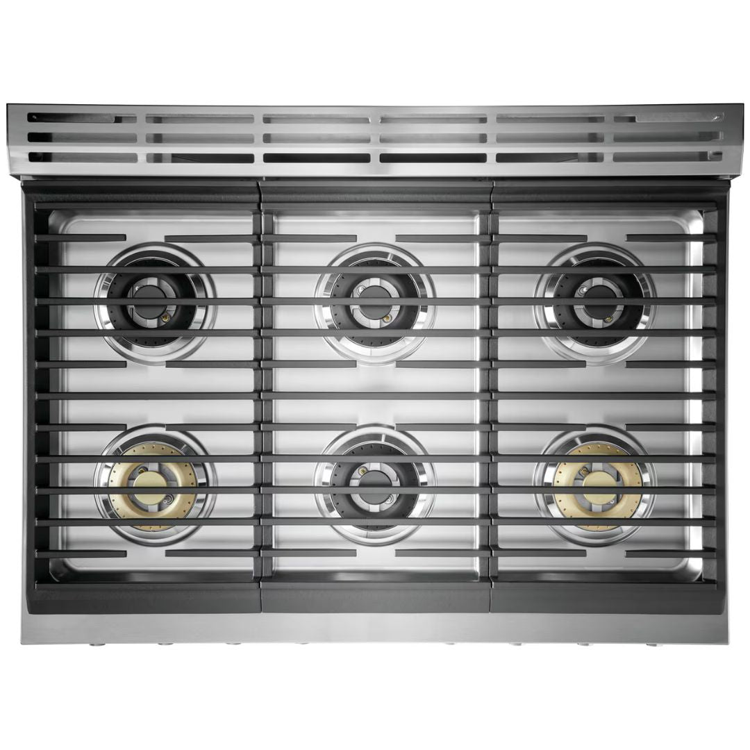 Electrolux - 4.4 cu. ft Dual Fuel Range in Stainless - ECFD3668AS