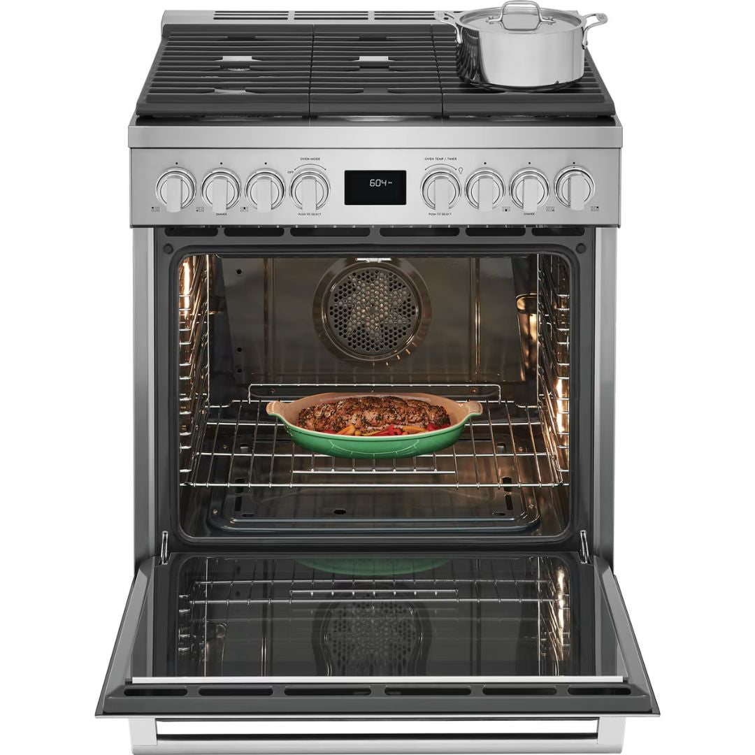 Electrolux - 4.5 cu. ft Gas Range in Stainless - ECFG3068AS