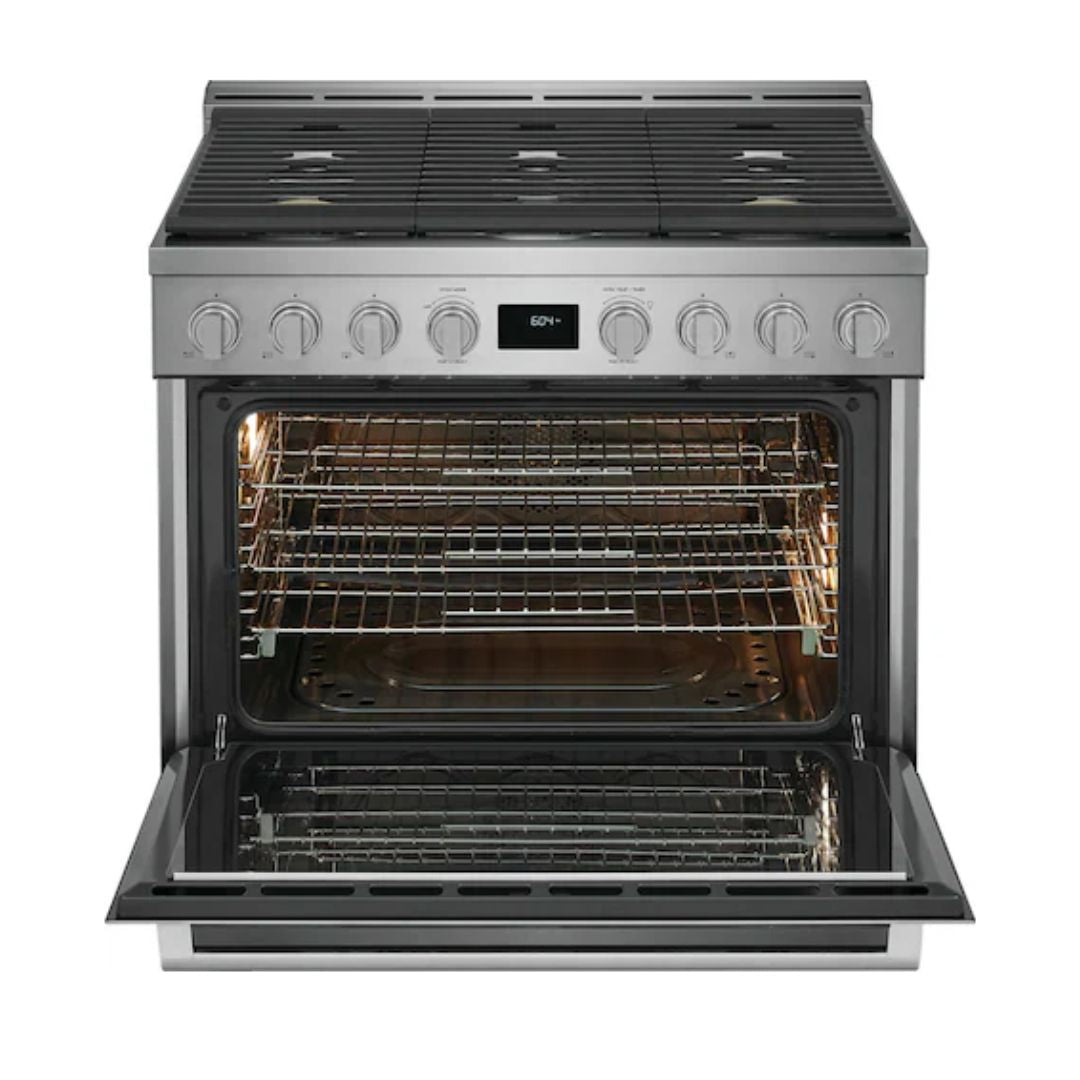 Electrolux - 4.4 cu. ft Gas Range in Stainless - ECFG3668AS