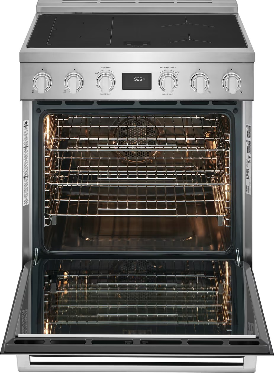 Electrolux - 4.6 cu. ft Induction Range in Stainless - ECFI3068AS
