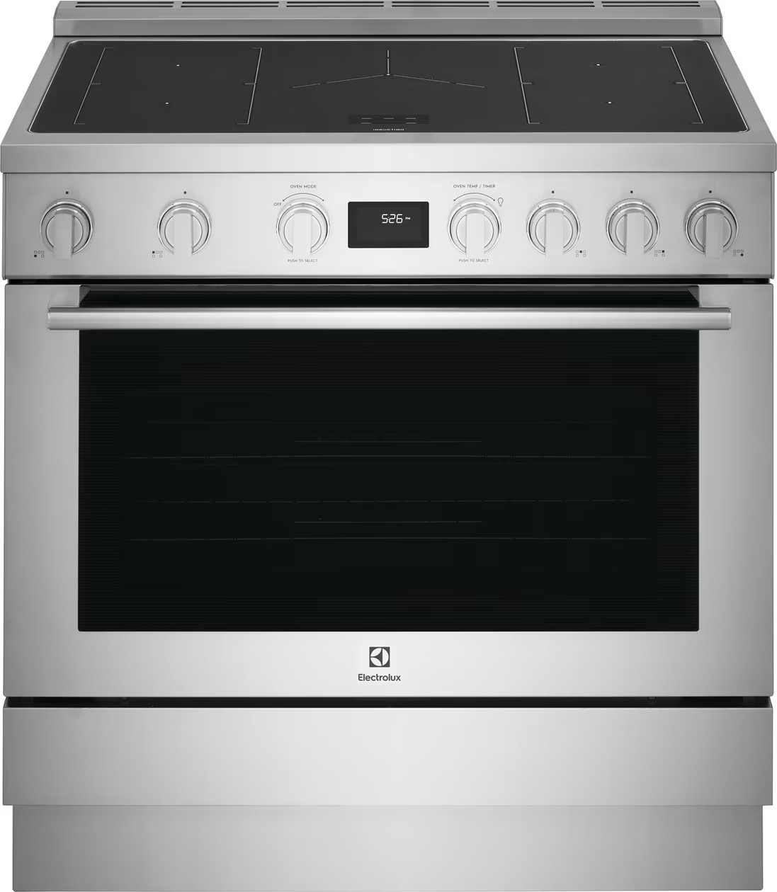 Electrolux - 4.4 cu. ft Induction Range in Stainless - ECFI3668AS
