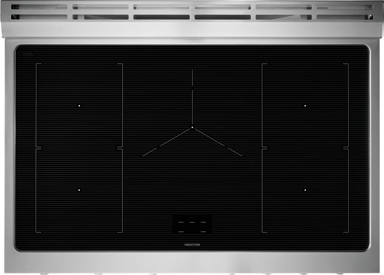 Electrolux - 4.4 cu. ft Induction Range in Stainless - ECFI3668AS