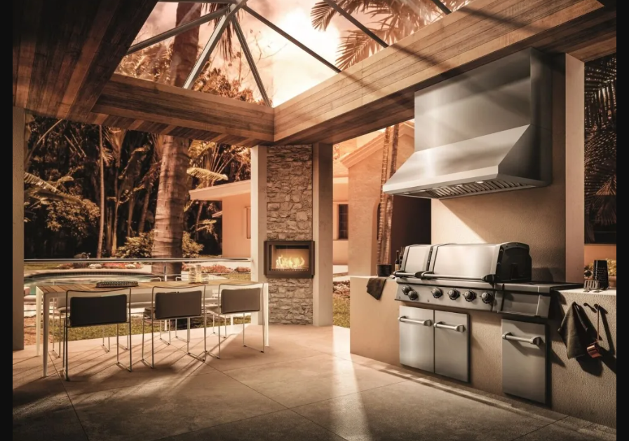 Elica - 36 Inch 1200 CFM Wall Mount and Chimney Range Vent in Stainless - ECP136SS