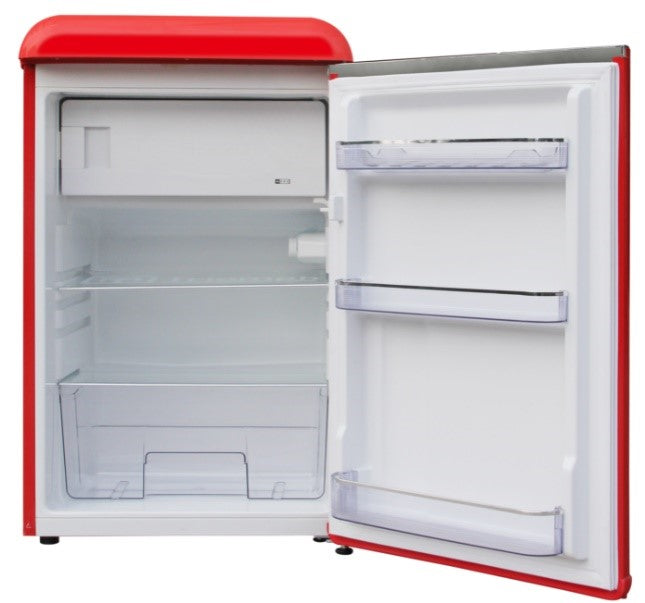 Epic - 21.5 Inch 4.3 cu. ft Retro Compact Refrigerator in Red - ECRR43RED