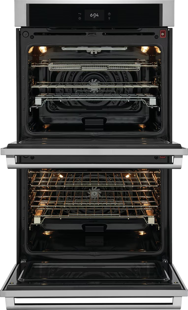 Electrolux - 10.6 cu. ft Double Wall Oven in Stainless - ECWD3012AS