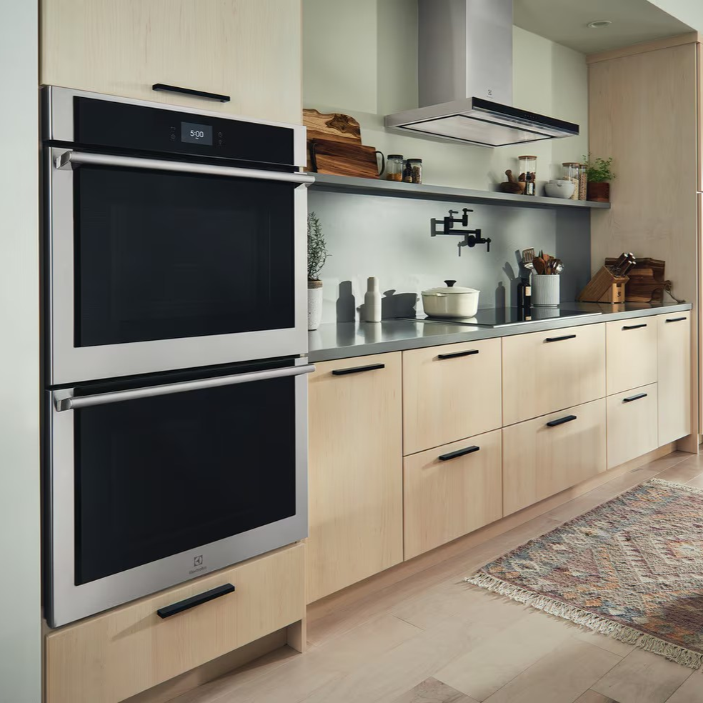 Electrolux - 10.6 cu. ft Double Wall Oven in Stainless - ECWD3012AS