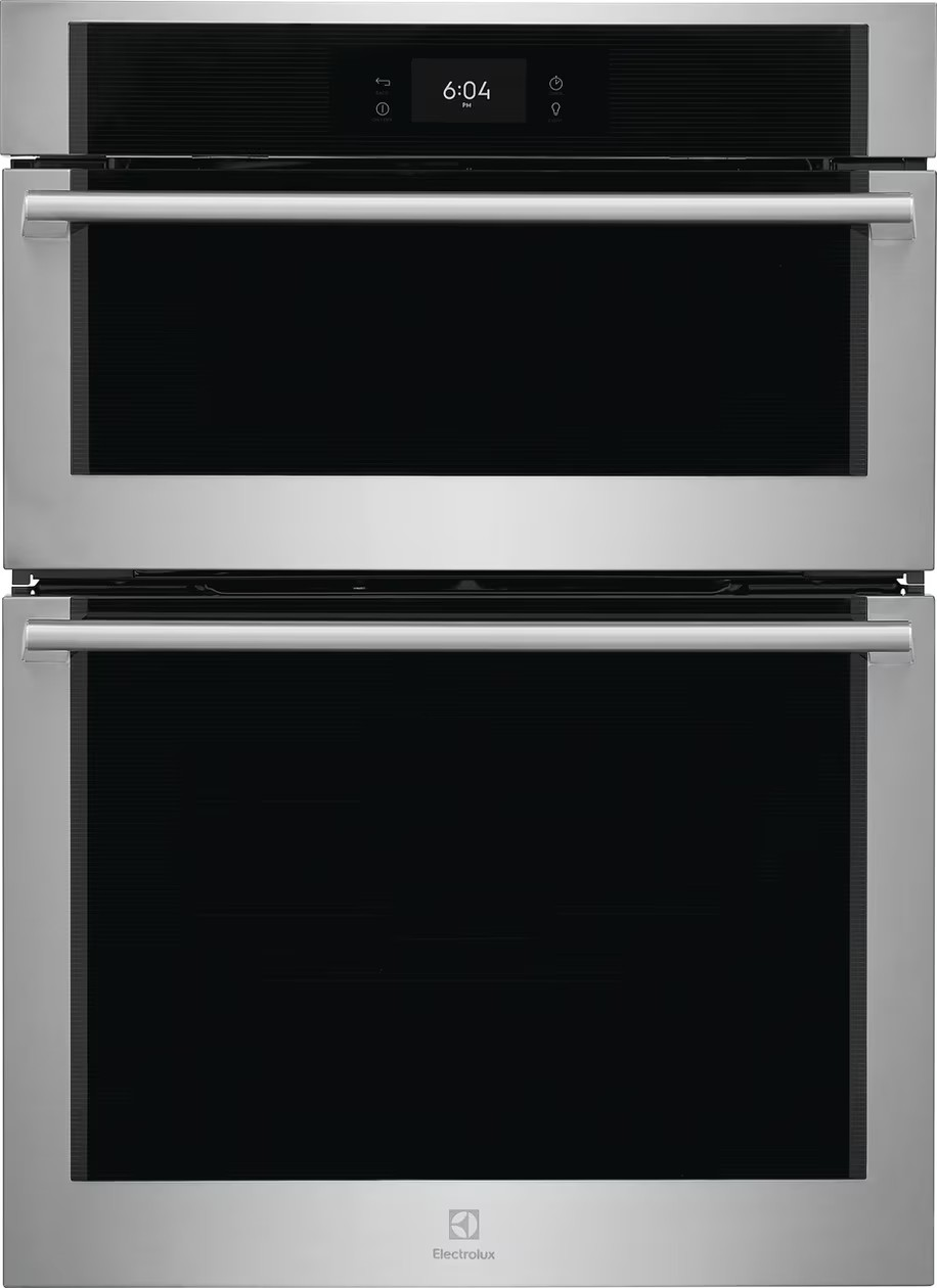 Electrolux - 10.6 cu. ft Combination Wall Oven in Stainless - ECWM3012AS