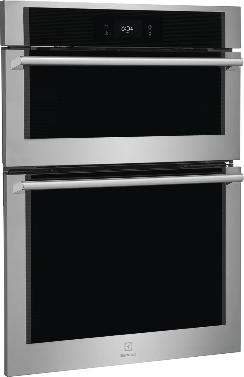 Electrolux - 10.6 cu. ft Combination Wall Oven in Stainless - ECWM3012AS