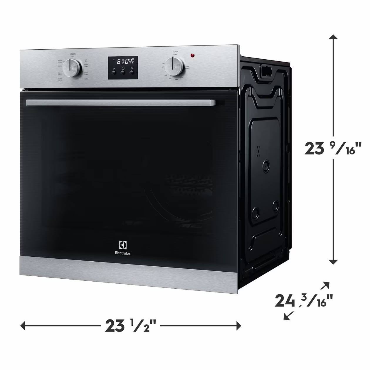 Electrolux - 2.8 cu. ft Single Wall Oven in Stainless - ECWS243CAS