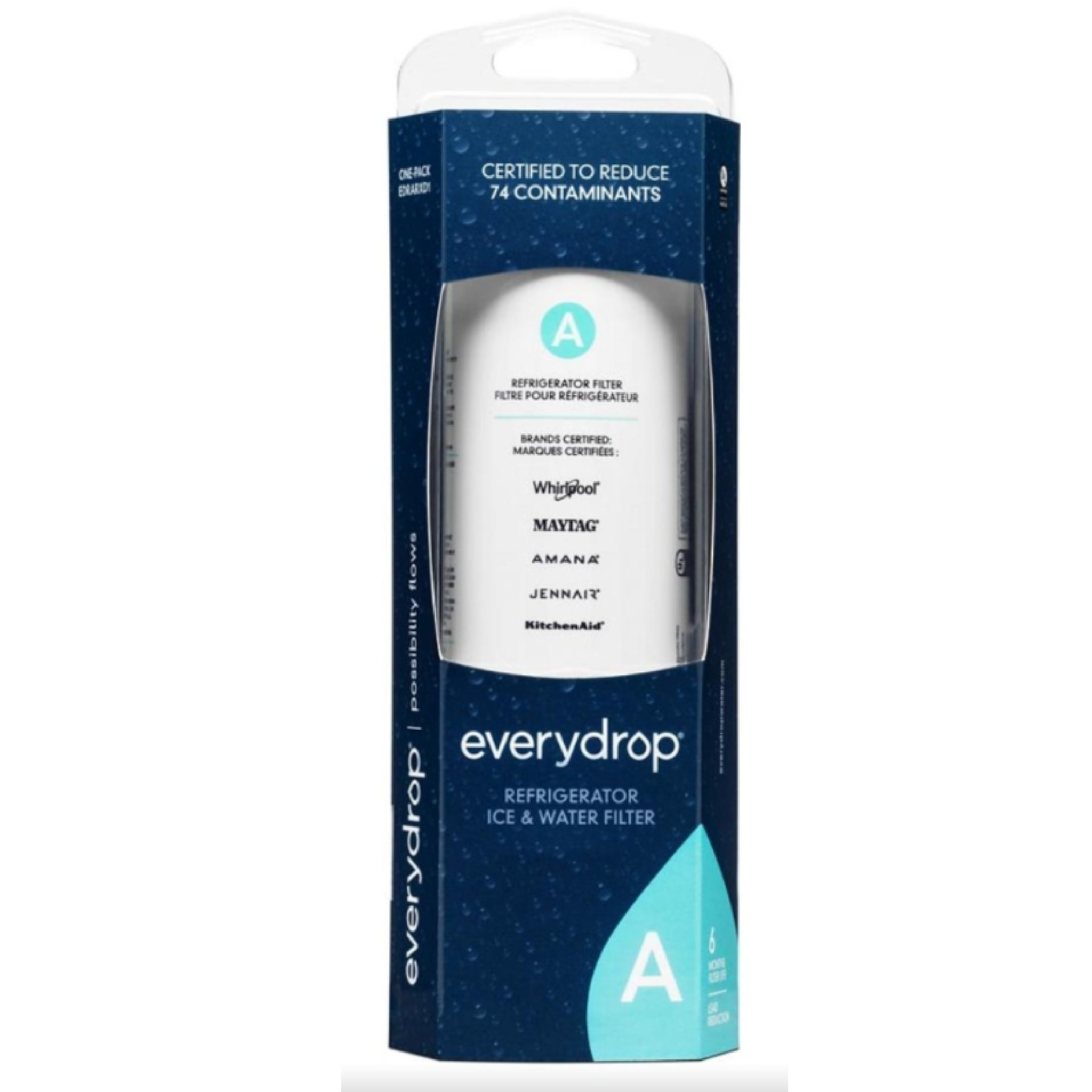 Whirlpool everydrop Refrigerator Water Filter A (Pack of 1) - EDRARXD1B