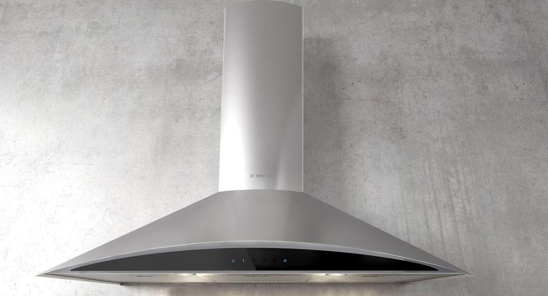 Elica - 36 Inch 600 CFM Wall Mount and Chimney Range Vent in Stainless - EFG636S1