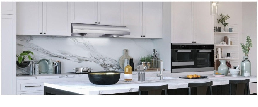 Elica - 30 Inch 190 CFM Under Cabinet Range Vent in White - EFS130WH