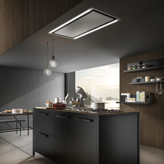 Elica - 39 Inch 600 CFM Island Range Vent in White - EHL640WH