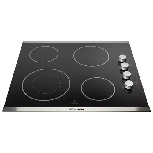 Electrolux - 24 inch wide Electric Cooktop in Stainless - EI24EC15KS