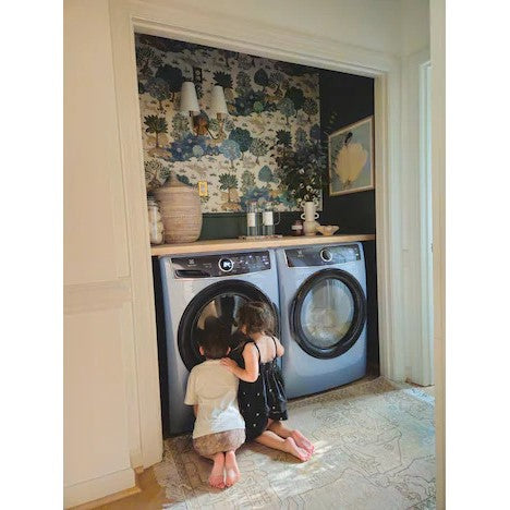 Electrolux - 8 cu. Ft Electric Dryer in Glacier Blue - ELFE743CAG