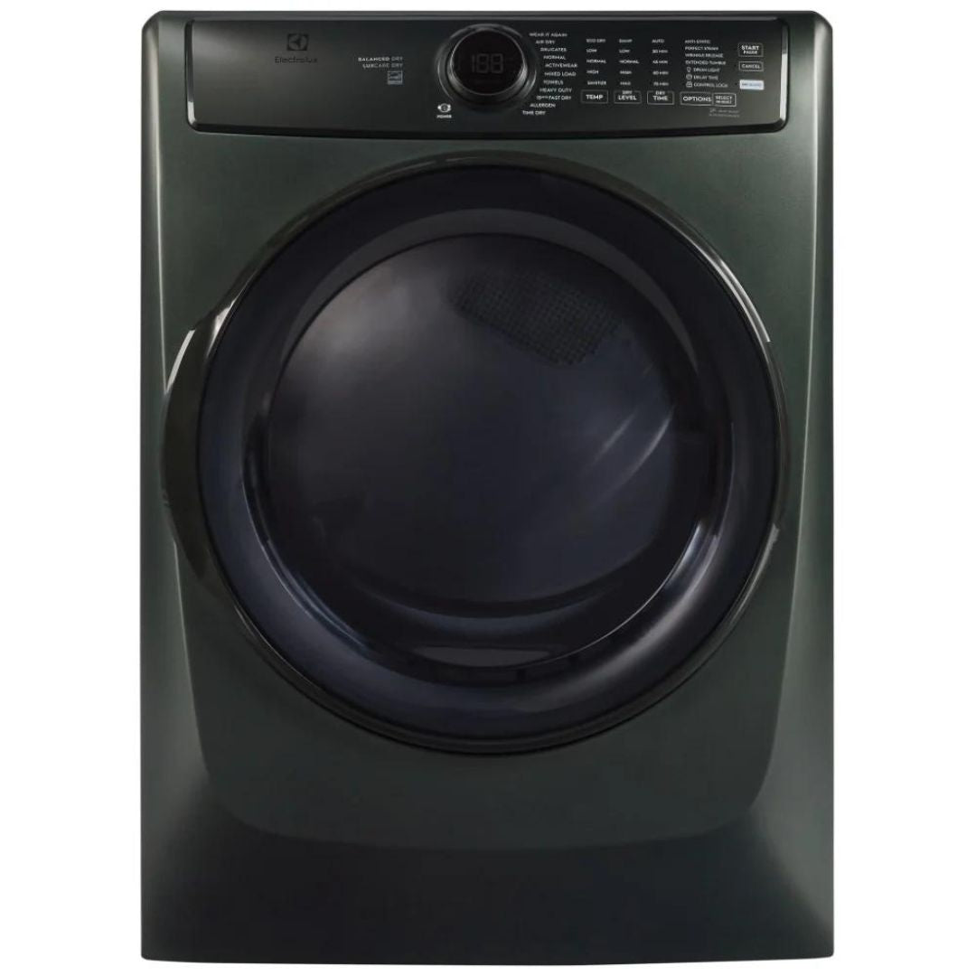 Electrolux - 8 cu. Ft Electric Dryer in Alpine Green - ELFE773CAA
