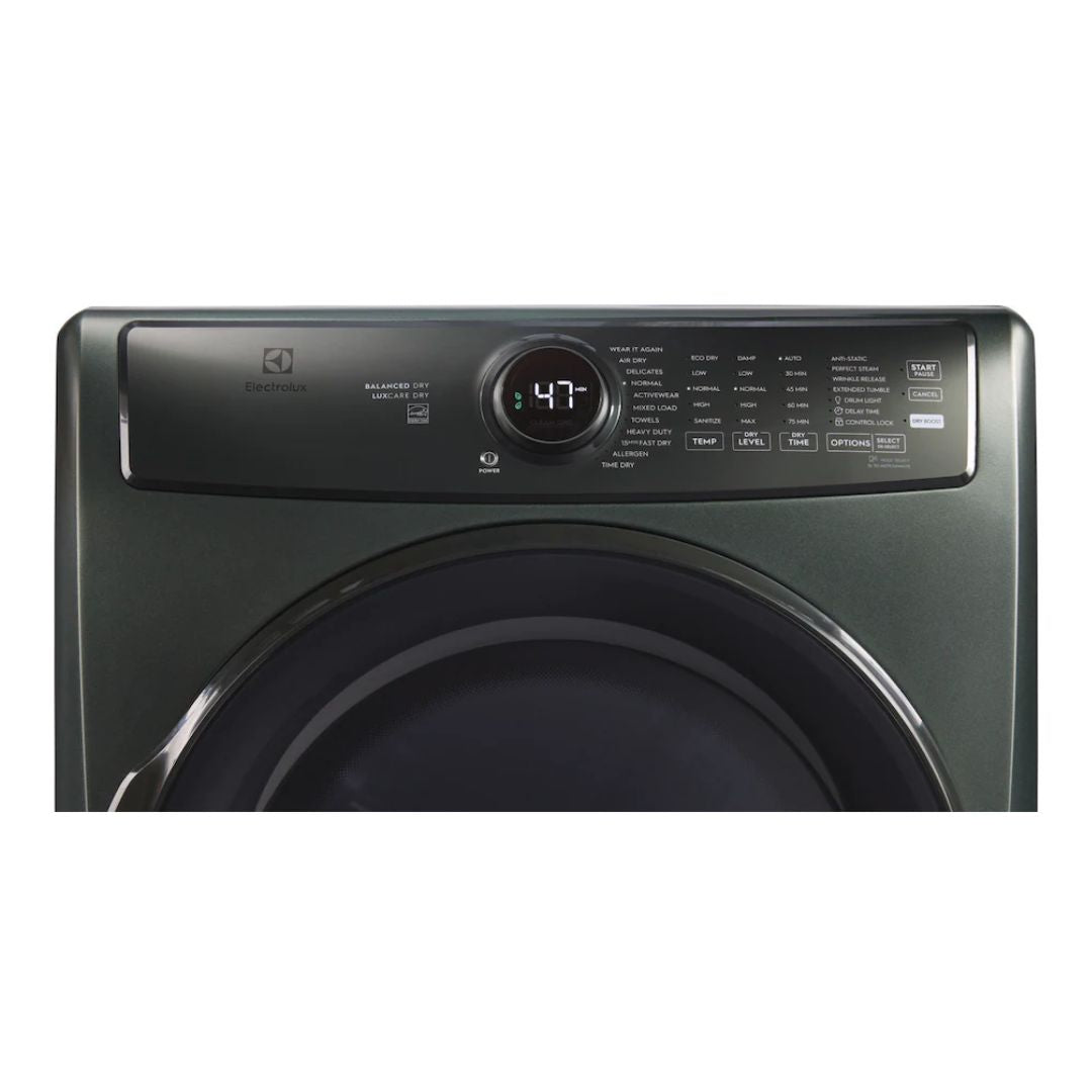 Electrolux - 8 cu. Ft Electric Dryer in Alpine Green - ELFE773CAA