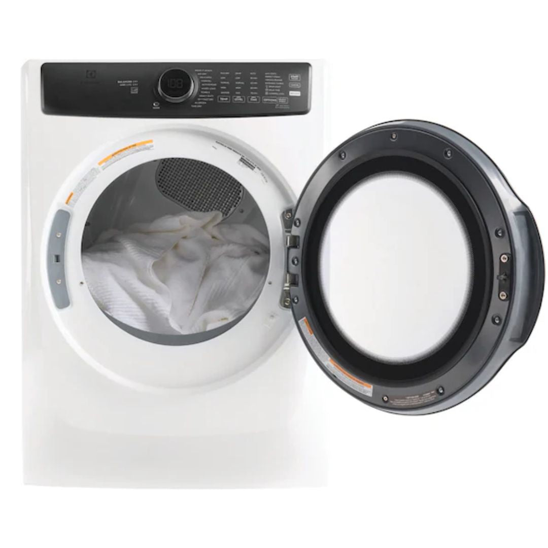 Electrolux - 8 cu. Ft Vented Electric Dryer in White - ELFE773CAW