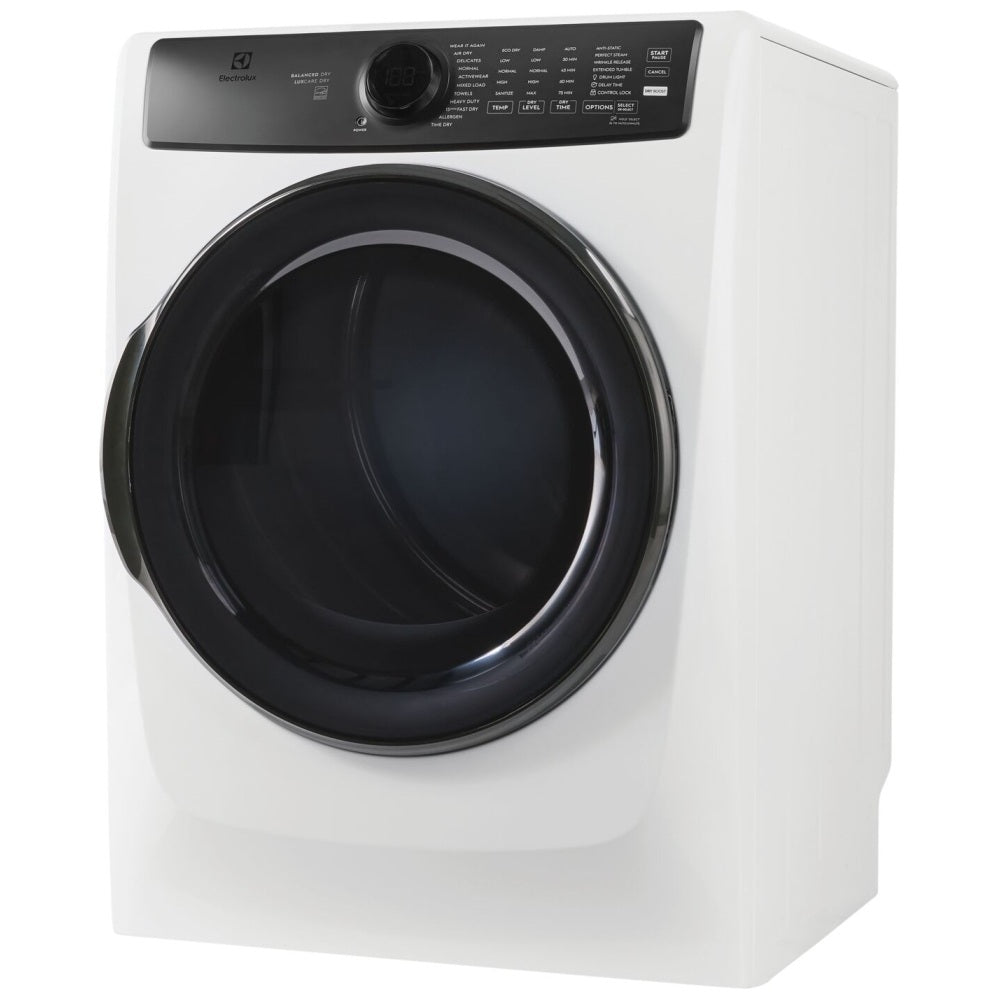 Electrolux - 8 cu. Ft Vented Electric Dryer in White - ELFE773CMW