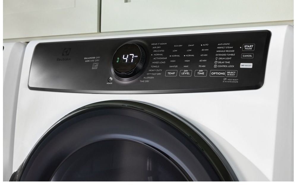 Electrolux - 8 cu. Ft Vented Electric Dryer in White - ELFE773CMW