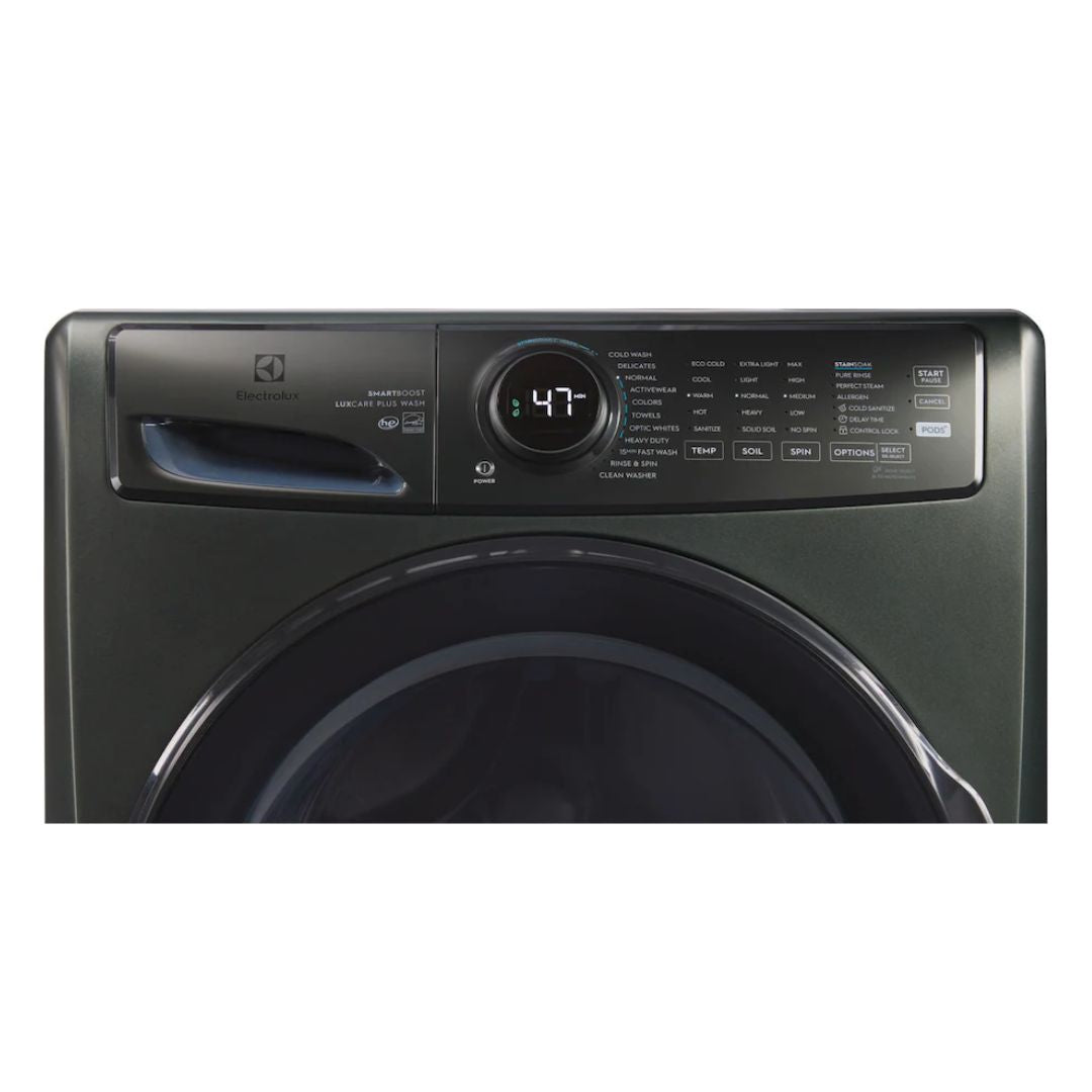 Electrolux - 5.2 cu. Ft Front Load Washer in Alpine Green - ELFW7738AA
