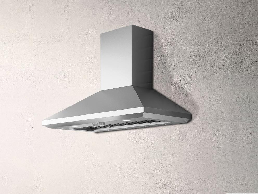 Elica - 36 Inch 600 CFM Wall Mount and Chimney Range Vent in Stainless - ELN636SS