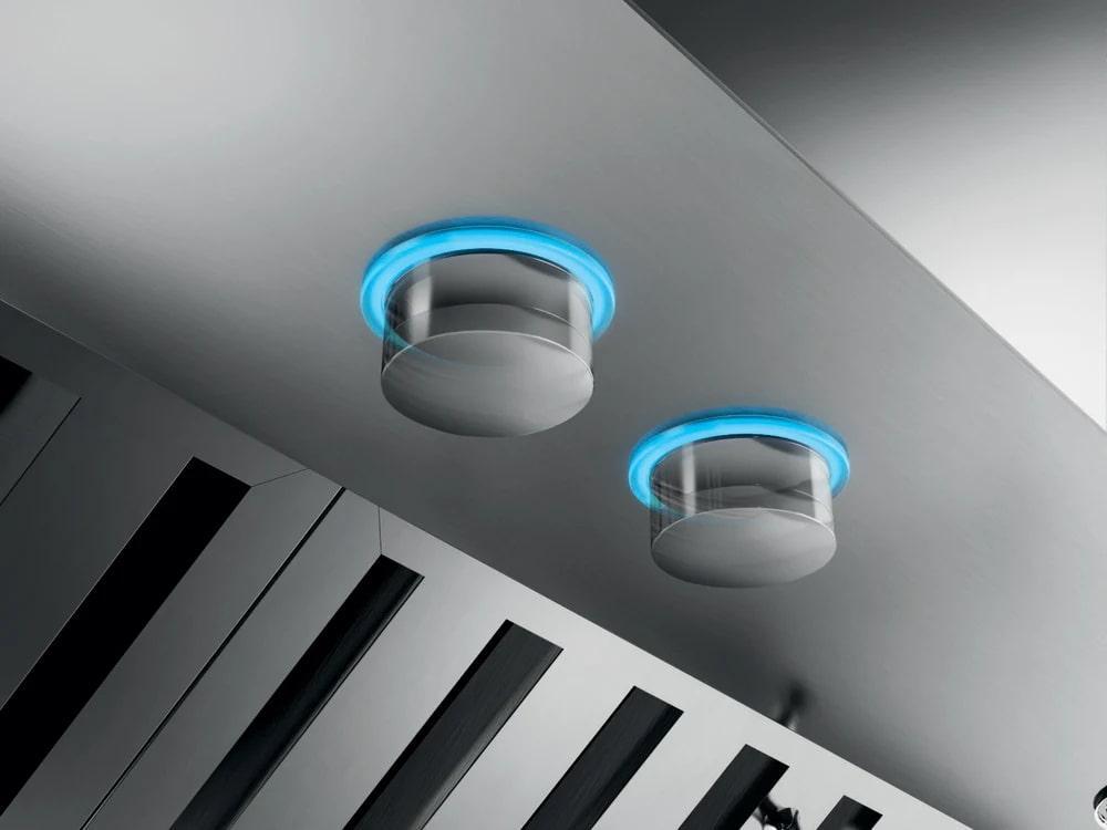 Elica - 36 Inch 600 CFM Wall Mount and Chimney Range Vent in Stainless - ELN636SS