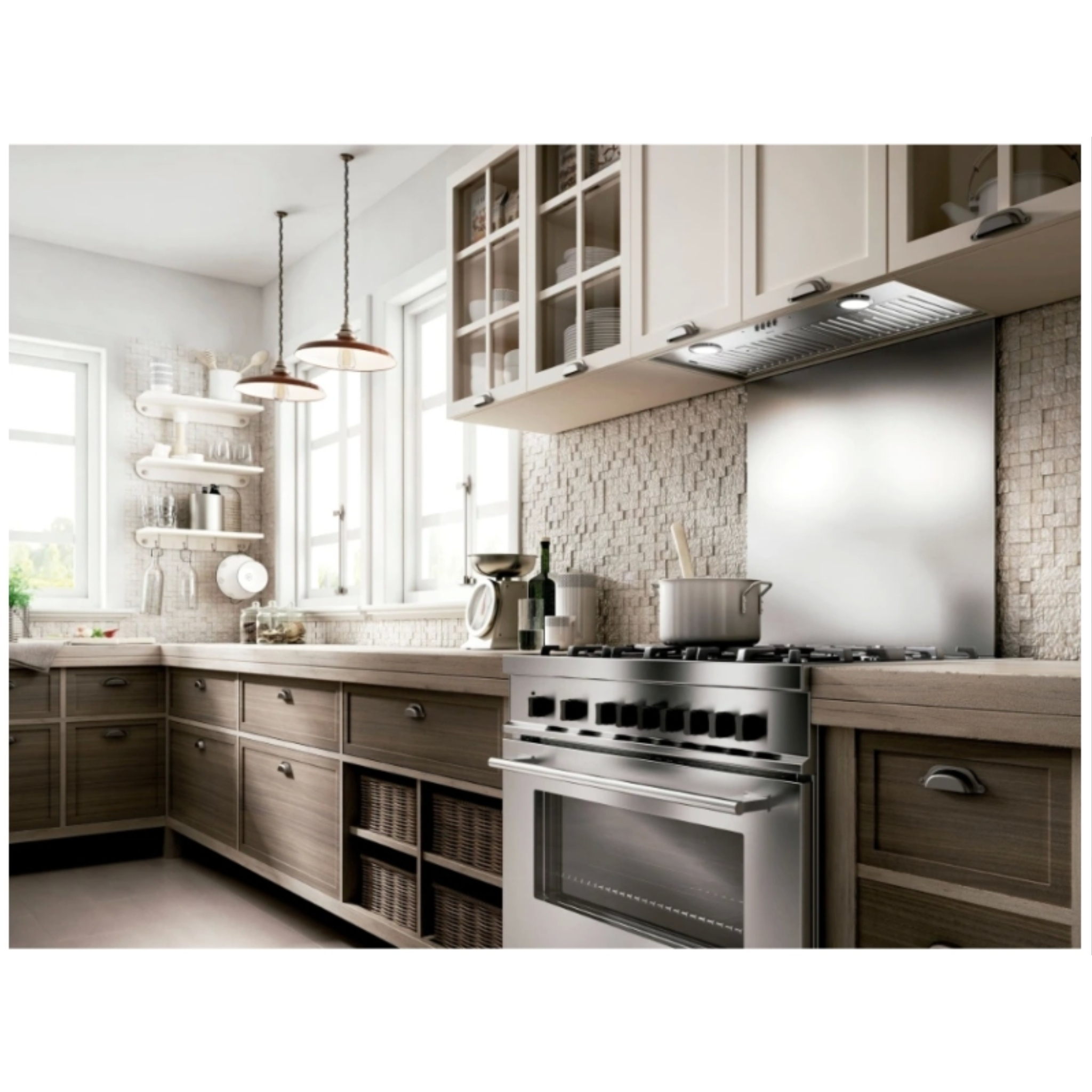 Elica - 28 Inch 600 CFM Cabinet Insert in Stainless - EPR628S2