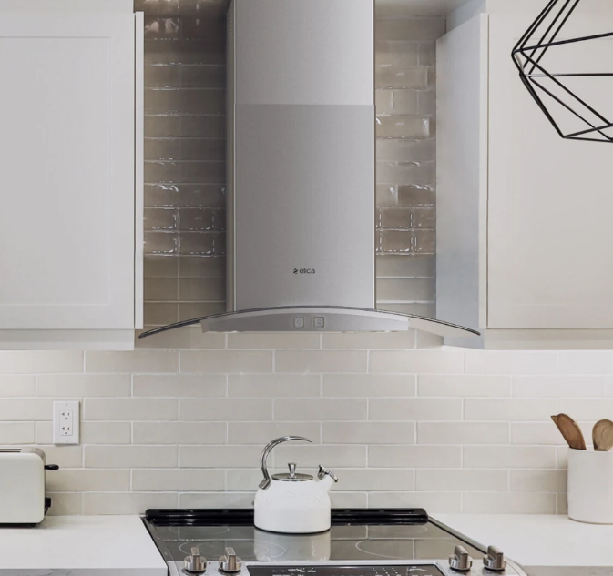 Elica - 30 Inch 400 CFM Wall Mount and Chimney Range Vent in Stainless - EPT430S3