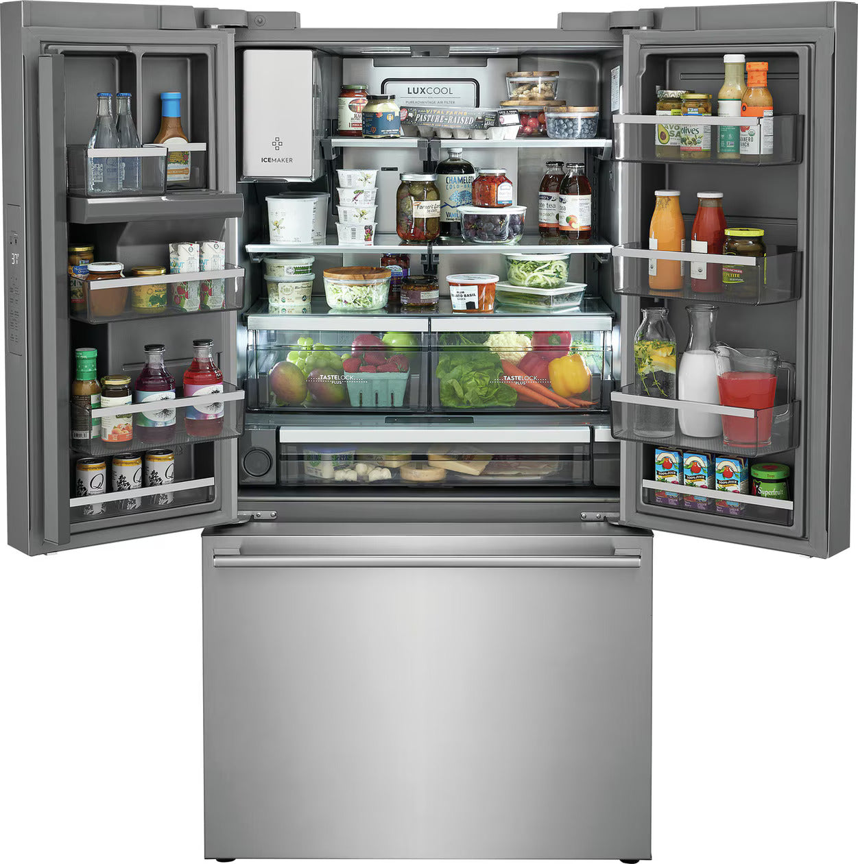Electrolux - 36 Inch 22.6 cu. ft French Door Refrigerator in Stainless - ERFC2393AS