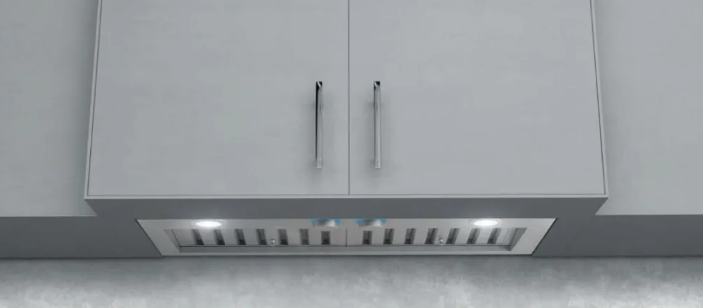 Elica - 46 Inch 1200 CFM Under Cabinet Range Vent in Stainless - ESC146SS