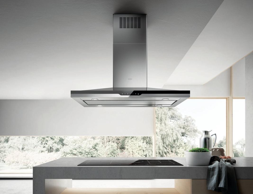 Elica - 42 Inch 600 CFM Island Range Vent in Stainless - ESI642SS